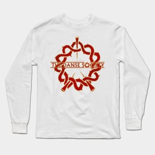 Danse Society Logo - Red And Gold. Long Sleeve T-Shirt